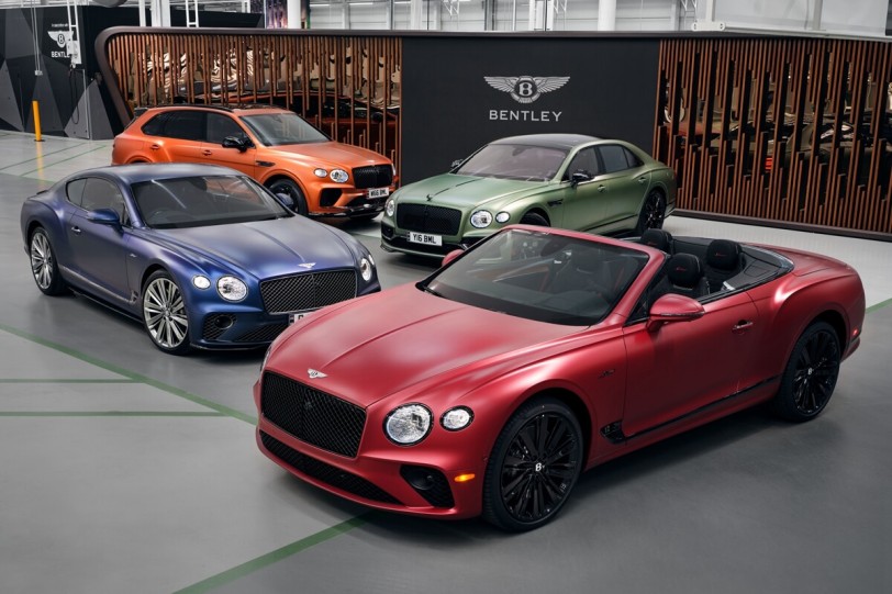 Bentley擴大了消光漆面的個人化訂製範圍